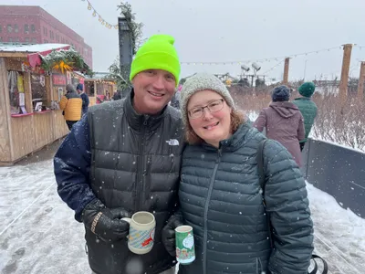 John Huot at a local community event