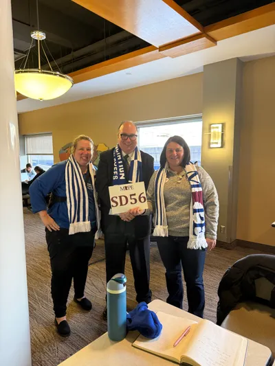Meeting with constituents in District 56B