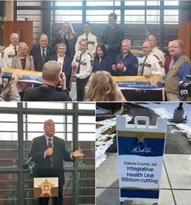 Ribbon-cutting ceremony for new Dakota County Jail unit for mental health and addiction support