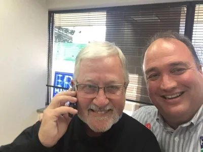 John Huot at his office