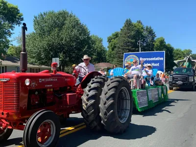 Tractor at the community parade